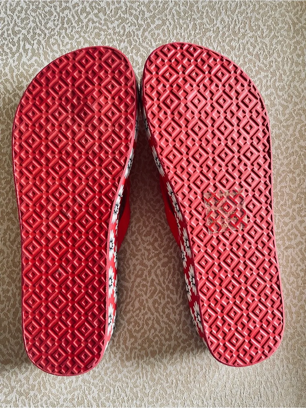 Tory Burch Platform Wedge Thong Flip Flop Sandals Thandie Logo Size 9 NWT